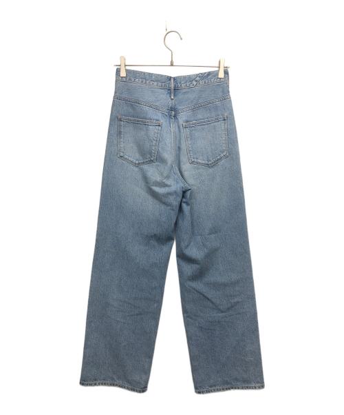 upper hights（アッパーハイツ）upper hights (アッパーハイツ) THE NIECE ワイドストレートデニム インディゴ サイズ:22の古着・服飾アイテム
