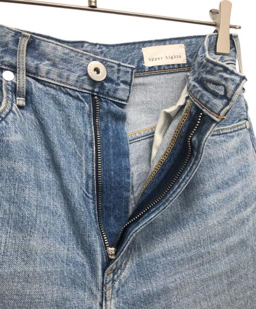 upper hights（アッパーハイツ）upper hights (アッパーハイツ) THE NIECE ワイドストレートデニム インディゴ サイズ:22の古着・服飾アイテム