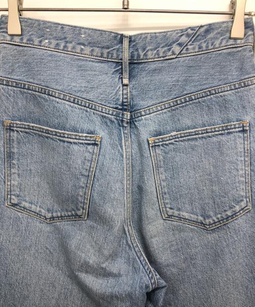 upper hights（アッパーハイツ）upper hights (アッパーハイツ) THE NIECE ワイドストレートデニム インディゴ サイズ:22の古着・服飾アイテム