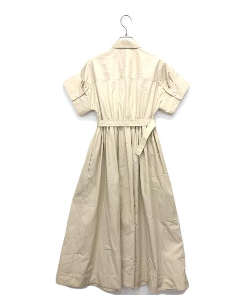 ESTNATION（エストネーション）ESTNATION (エストネーション) ポプリンシャツワンピース ベージュ サイズ:36の古着・服飾アイテム