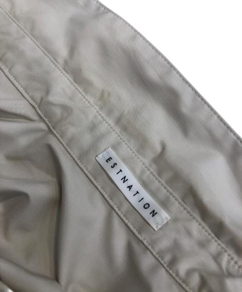 ESTNATION（エストネーション）ESTNATION (エストネーション) ポプリンシャツワンピース ベージュ サイズ:36の古着・服飾アイテム