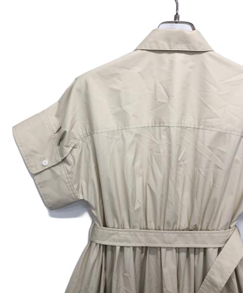 ESTNATION（エストネーション）ESTNATION (エストネーション) ポプリンシャツワンピース ベージュ サイズ:36の古着・服飾アイテム