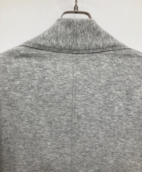 23区（ニジュウサンク）23区 (ニジュウサンク) コンプレストパイルコーディガン グレー サイズ:38の古着・服飾アイテム