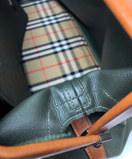 Burberry's（バーバリー）Burberry's (バーバリーズ) ダレスバッグ オリーブ サイズ:表記無しの古着・服飾アイテム