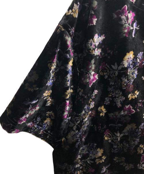 SUPREME（シュプリーム）SUPREME (シュプリーム) Floral Velour Baseball Jersey（フローラルベロアベースボールジャージー） ブラック サイズ:Sの古着・服飾アイテム
