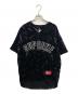SUPREME（シュプリーム）の古着「Floral Velour Baseball Jersey（フローラルベロアベースボールジャージー）」｜ブラック