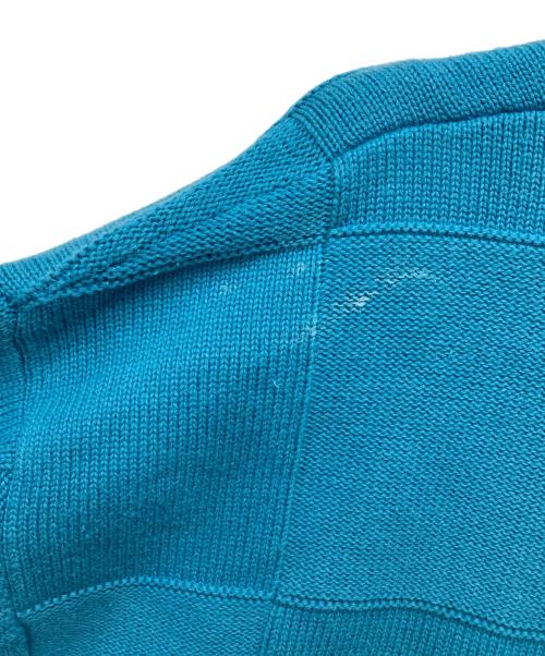 SUPREME（シュプリーム）Supreme (シュプリーム) Tonal Checkerboard Small Box Sweater ブルー サイズ:Mの古着・服飾アイテム