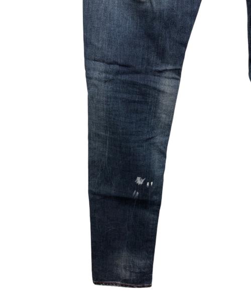 DSQUARED2（ディースクエアード）DSQUARED2 (ディースクエアード) ペンキ加工デニムパンツ インディゴ サイズ:44の古着・服飾アイテム