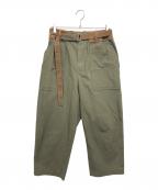 sacaiサカイ）の古着「Pre Cotton Oxford Pants」｜カーキ