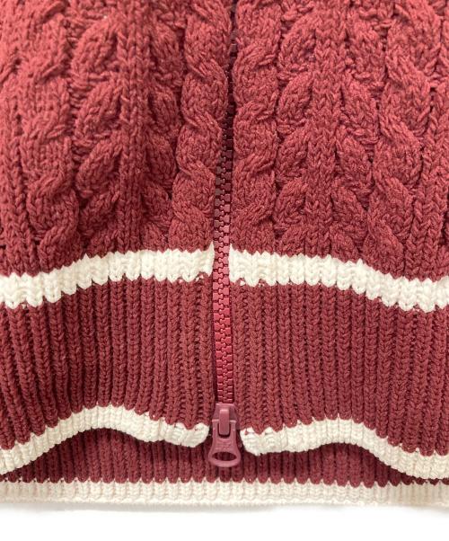 adidas Originals（アディダスオリジナル）adidas Originals (アディダスオリジナル) CARDIGAN UNITEFIT Unisex Burgundy バーガンディー/ワインレッド サイズ:XLの古着・服飾アイテム