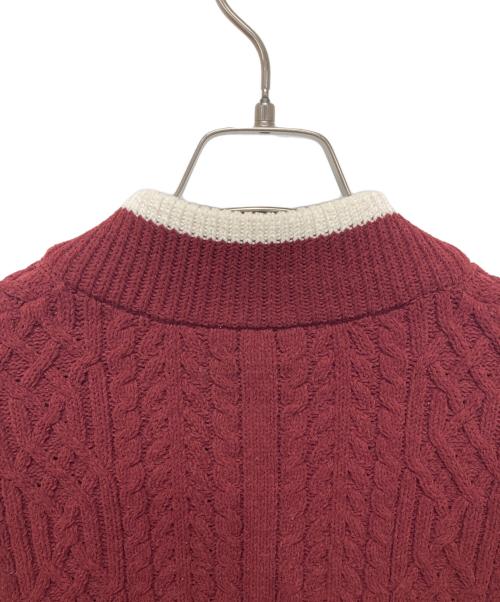 adidas Originals（アディダスオリジナル）adidas Originals (アディダスオリジナル) CARDIGAN UNITEFIT Unisex Burgundy バーガンディー/ワインレッド サイズ:XLの古着・服飾アイテム