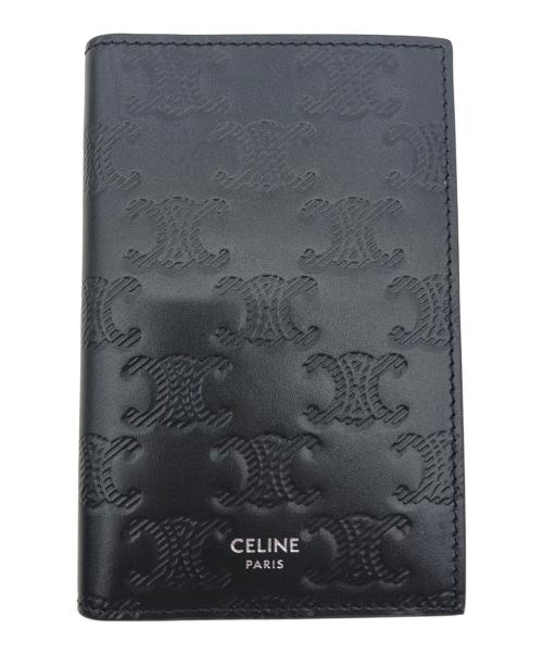 CELINE（セリーヌ）CELINE (セリーヌ) バーティカルカードホルダー ブラックの古着・服飾アイテム
