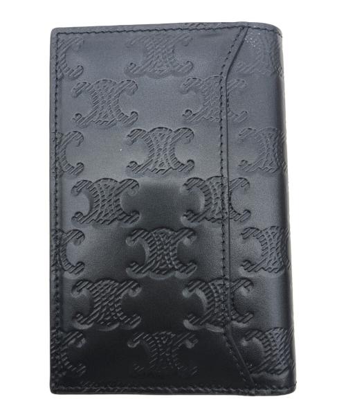 CELINE（セリーヌ）CELINE (セリーヌ) バーティカルカードホルダー ブラックの古着・服飾アイテム