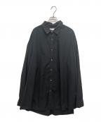 Graphpaper×is-nessグラフペーパー×イズネス）の古着「Garment Dyed Ventilation Long Sleeve Shirt」｜グレー