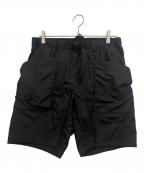 GOLDWINゴールドウイン）の古着「リップストップライトカーゴショーツ」｜ブラック