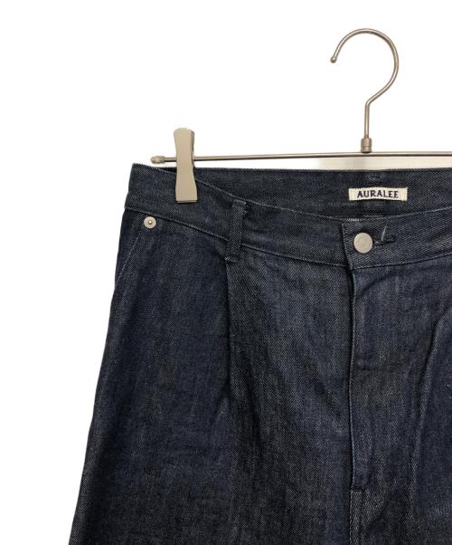 AURALEE（オーラリー）AURALEE (オーラリー) HARD TWIST DENIM WIDE SLACKS インディゴ サイズ:3の古着・服飾アイテム