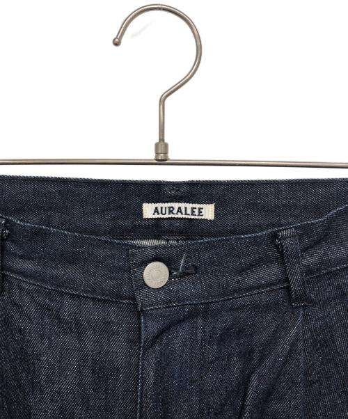 AURALEE（オーラリー）AURALEE (オーラリー) HARD TWIST DENIM WIDE SLACKS インディゴ サイズ:3の古着・服飾アイテム