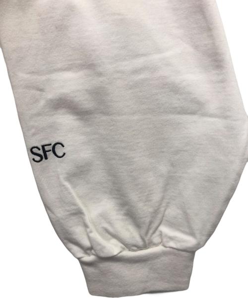 Stripes For Creative（ストライプ フォー クリエイティブ）Stripes For Creative (ストライプ フォー クリエイティブ) SUPER BIG FLAT LS TEE ホワイト サイズ:Lの古着・服飾アイテム