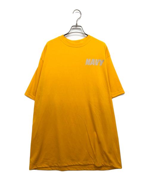 U'S NAVY（ユーエスネイビー）U'S NAVY (ユーエスネイビー) オフィシャルトレーニングTee イエロー サイズ:Lの古着・服飾アイテム