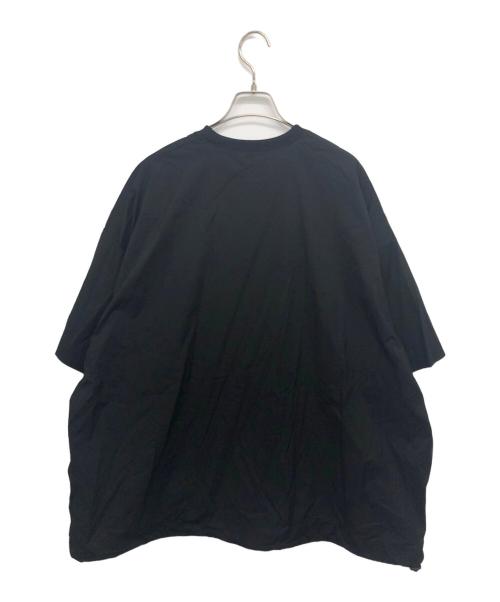 YES GOOD MARKET（イエス グッド マーケット）YES GOOD MARKET (イエス グッド マーケット) SEESEE (シーシー) Stripes For Creative (ストライプ フォー クリエイティブ) ナイロンプルオーバー ブラック サイズ:XLの古着・服飾アイテム