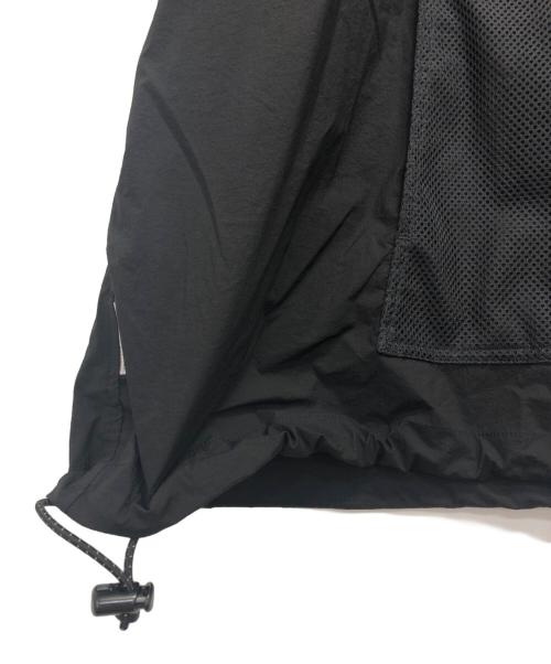 Stripes For Creative（ストライプ フォー クリエイティブ）Stripes For Creative (ストライプ フォー クリエイティブ) HALF ZIP NYLON SHIRT（ハーフジップナイロンシャツ） ブラック サイズ:Lの古着・服飾アイテム