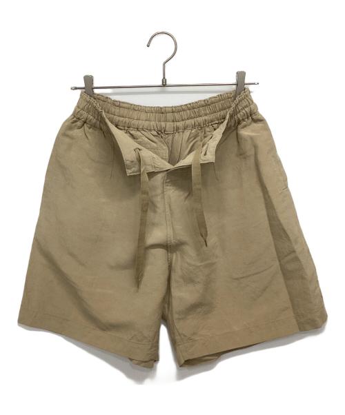 KAPTAIN SUNSHINE（キャプテンサンシャイン）KAPTAIN SUNSHINE (キャプテンサンシャイン) リネンシルクショーツ ベージュ サイズ:32の古着・服飾アイテム
