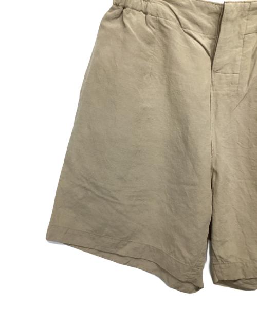 KAPTAIN SUNSHINE（キャプテンサンシャイン）KAPTAIN SUNSHINE (キャプテンサンシャイン) リネンシルクショーツ ベージュ サイズ:32の古着・服飾アイテム