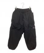 Stripes For Creativeストライプ フォー クリエイティブ）の古着「SUPER WIDE DETACHABLE PANTS（スーパーワイドディタッチャブルパンツ）」｜ブラック