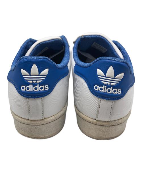 adidas（アディダス）adidas (アディダス) SUPER STAR ブルー×ホワイト サイズ:25.5の古着・服飾アイテム