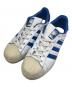 adidas（アディダス）の古着「SUPER STAR」｜ブルー×ホワイト