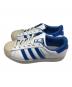 adidas (アディダス) SUPER STAR ブルー×ホワイト サイズ:25.5：5000円