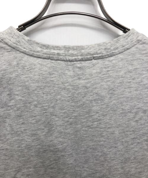 MSGM（エムエスジーエム）MSGM (エムエスジーエム) PAINT BRUSHED LOGO T-SHIRTS グレー サイズ:Lの古着・服飾アイテム