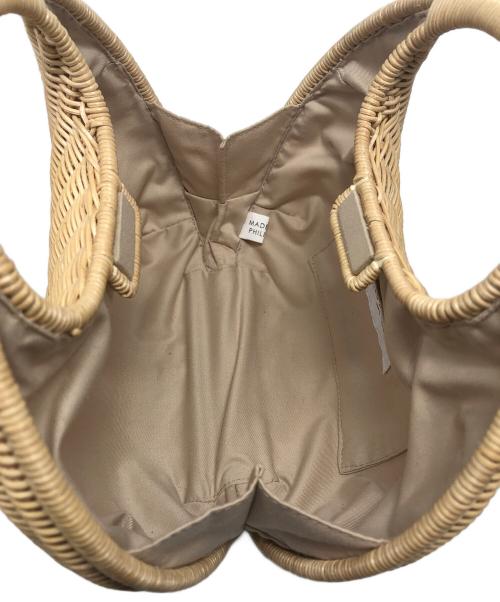 UNITED ARROWS（ユナイテッドアローズ）UNITED ARROWS (ユナイテッドアローズ) RTN ラウンド ミニ バッグ ベージュの古着・服飾アイテム