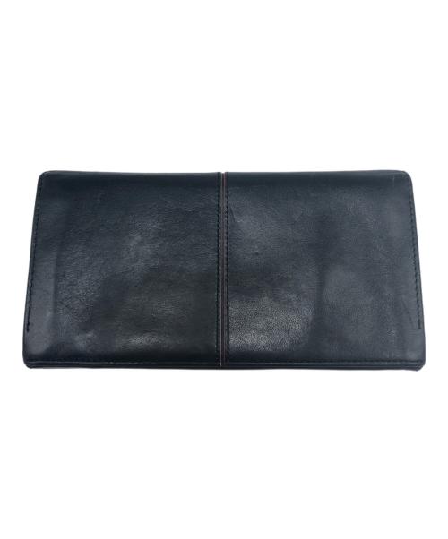 PAUL SMITH（ポールスミス）Paul Smith (ポールスミス) ブライトストライプスリーカラー2つ折り長財布 ブラックの古着・服飾アイテム