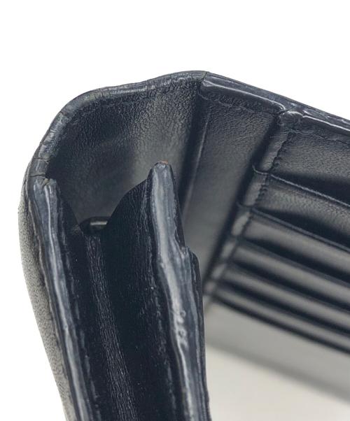 PAUL SMITH（ポールスミス）Paul Smith (ポールスミス) ブライトストライプスリーカラー2つ折り長財布 ブラックの古着・服飾アイテム