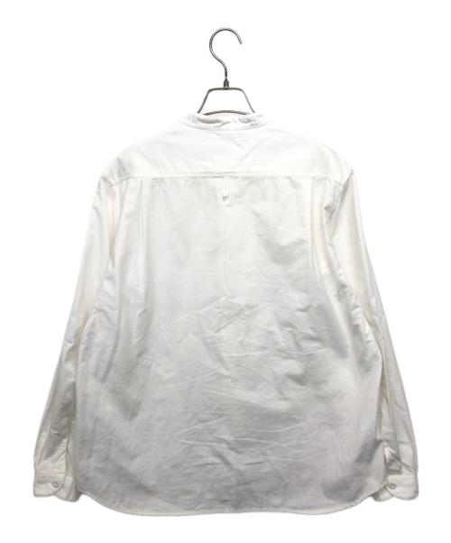 DANTON（ダントン）DANTON (ダントン) オックスフォード バンドカラー シャツ ホワイト サイズ:40の古着・服飾アイテム