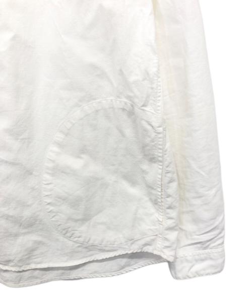 DANTON（ダントン）DANTON (ダントン) オックスフォード バンドカラー シャツ ホワイト サイズ:40の古着・服飾アイテム