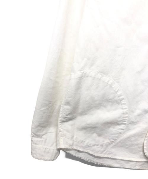 DANTON（ダントン）DANTON (ダントン) オックスフォード バンドカラー シャツ ホワイト サイズ:40の古着・服飾アイテム