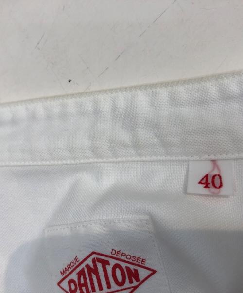 DANTON（ダントン）DANTON (ダントン) オックスフォード バンドカラー シャツ ホワイト サイズ:40の古着・服飾アイテム