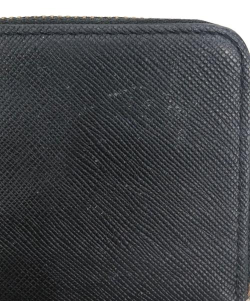 PAUL SMITH（ポールスミス）PAUL SMITH (ポールスミス) ジップストローグレインコインケース ブラックの古着・服飾アイテム