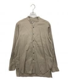 SHINYA official（シンヤ オフィシャル）の古着「astolfo helena sateen/長袖シャツ」｜ブラウン