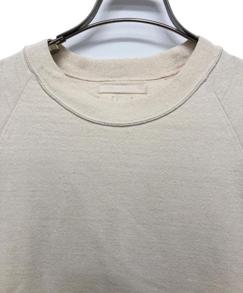 BLURHMS（ブラームス）BLURHMS (ブラームス) Silk Cotton Baseball Raglan Tee（シルクコットンベースボールラグランTee） アイボリー サイズ:2の古着・服飾アイテム