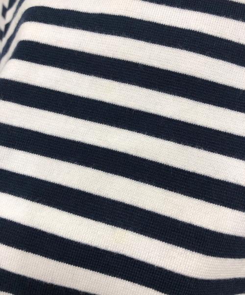 JUNYA WATANABE COMME des GARCONS（(ジュンヤワタナベ コムデギャルソン）JUNYA WATANABE COMME des GARCONS ((ジュンヤワタナベ コムデギャルソン) バックオープンボーダーカットソー ネイビー サイズ:Sの古着・服飾アイテム