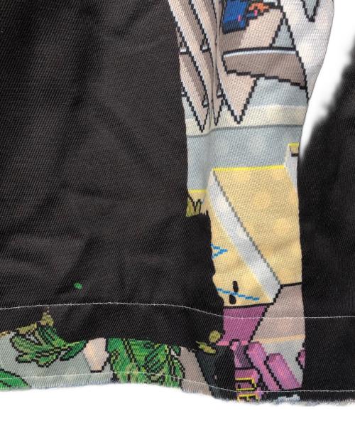 COMME des GARCONS（コムデギャルソン）COMME des GARCONS (コムデギャルソン) グラフィックプリント切替デザインスカート マルチカラー サイズ:Mの古着・服飾アイテム