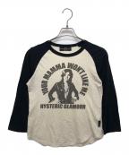Hysteric Glamourヒステリックグラマー）の古着「ラグランカットソー」｜ベージュ