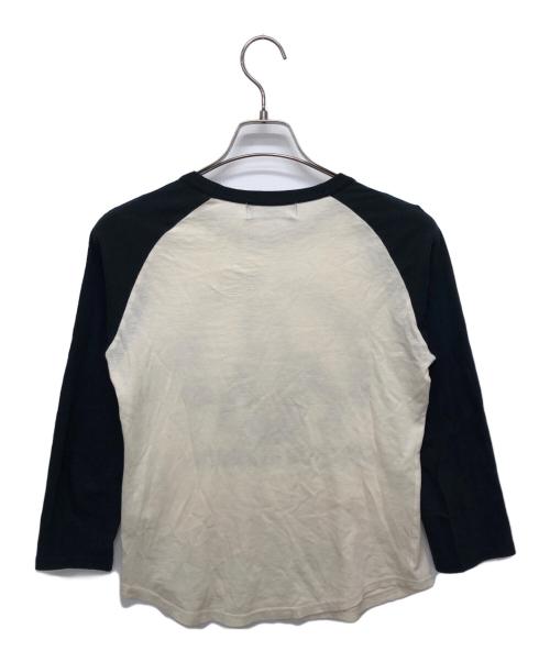 Hysteric Glamour（ヒステリックグラマー）Hysteric Glamour (ヒステリックグラマー) ラグランカットソー ベージュ サイズ:Fの古着・服飾アイテム