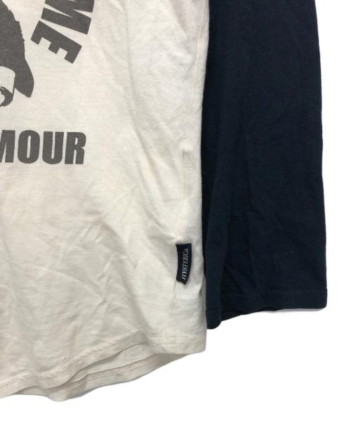 Hysteric Glamour（ヒステリックグラマー）Hysteric Glamour (ヒステリックグラマー) ラグランカットソー ベージュ サイズ:Fの古着・服飾アイテム