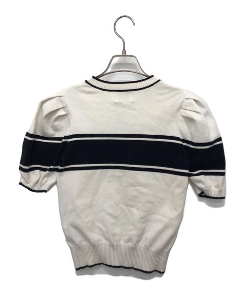 Lily Brown（リリーブラウン）Lily Brown (リリーブラウン) MARY QUANT (マリークヮント) ニットプルオーバー ホワイト サイズ:ONEの古着・服飾アイテム