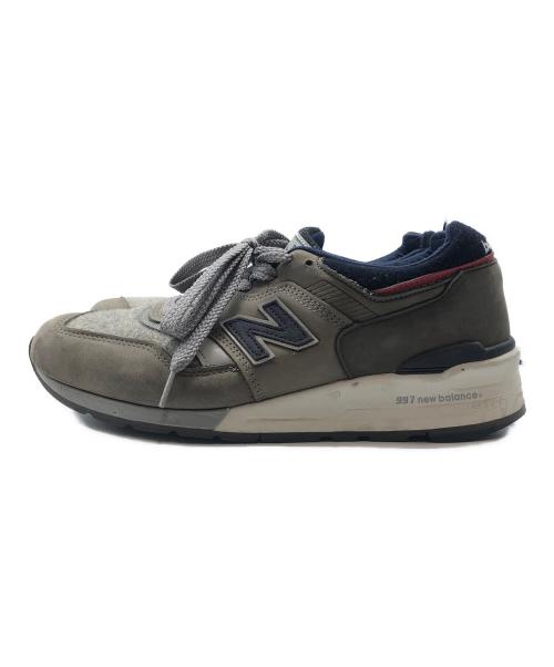 NEW BALANCE（ニューバランス）NEW BALANCE (ニューバランス) WOOLRICH (ウールリッチ) スニーカー ベージュ サイズ:26.5の古着・服飾アイテム