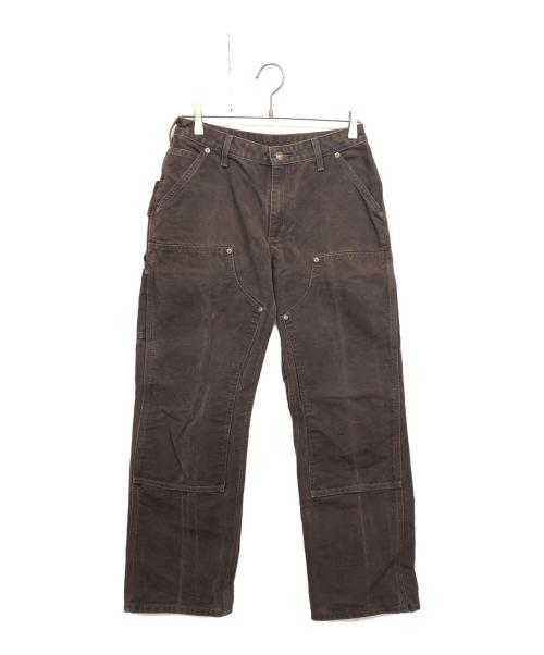 CarHartt（カーハート）CarHartt (カーハート) ダブルニーダックパンツ/ペインターパンツ ブラウン サイズ:30の古着・服飾アイテム